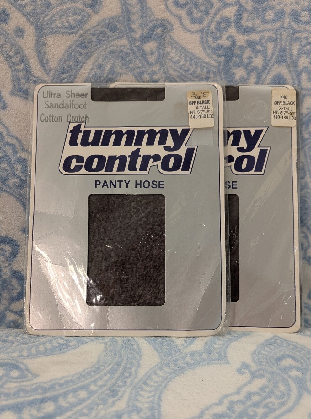 Tummy Control Panty Hose - Off Black